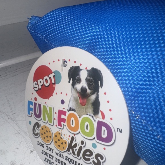 SPOT Fun Food Dogritos Red Bag Plush w/Squeaker Dog Toy 7" + Paws Ahoy Chewy Toy - Picture 6 of 6